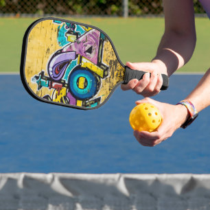 Graffiti, Grundarfjordur, Iceland Pickleball Paddle