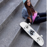 Graffiti grunge Skateboard with name for teens<br><div class="desc">Grunge but elegant this skateboard is ideal for teens who like to skateboard outdoor and be fancy as well. Great as gift for birthday or any other occasion. You can customise it with a name or anything else such as "Flip it" or "Peace". Contact me if you need to adjust...</div>