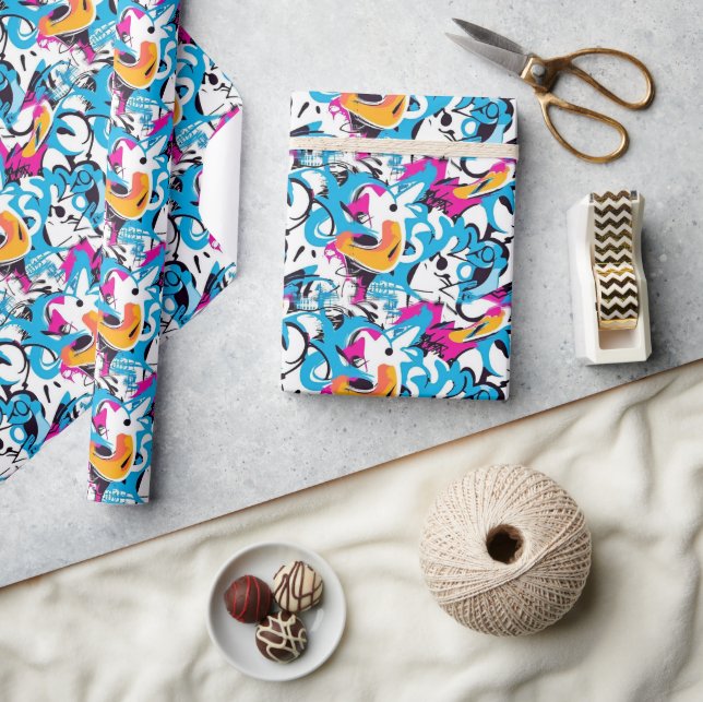 Graffiti Grunge Wrapping Paper (Crafts)