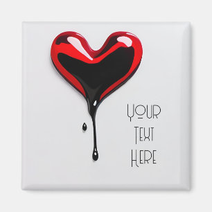 graffiti heart Magnet art deco