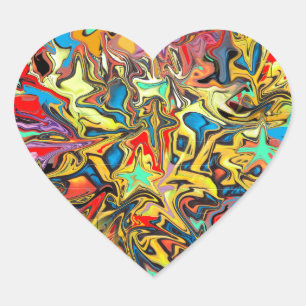 Graffiti Heart Sticker