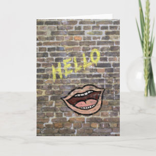 Graffiti-Hello Card
