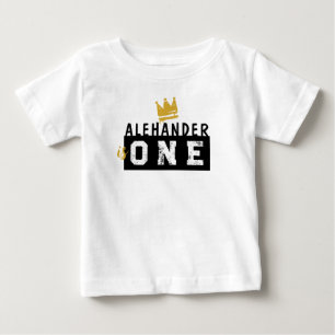 Graffiti Hip Hop Tags Black and Gold Rap Doodles Baby T-Shirt