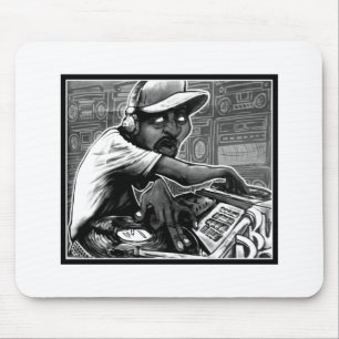 Graffiti Hip Hop Turntable Mouse Mat