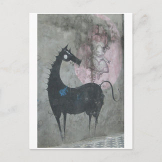 Graffiti Horse Postcard