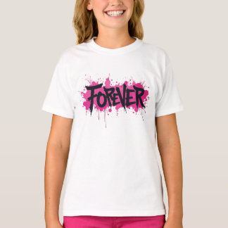 Graffiti Hot Pink "FOREVER" T-Shirt