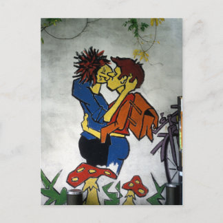 Graffiti : in love - postcard