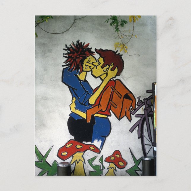 Graffiti : in love - postcard (Front)