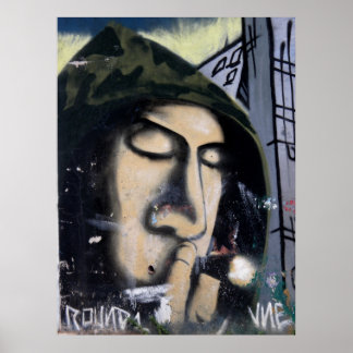 Graffiti - Inhale Poster