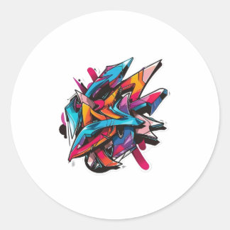 Graffiti Inspired Colourful Chaos Stickers