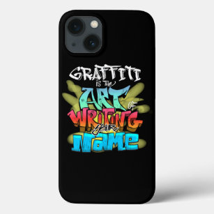 Graffiti Is The Art Of Writing Your Name Dark Prin Case-Mate iPhone Case