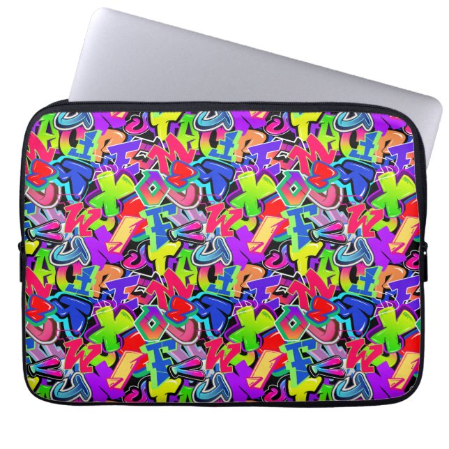 Graffiti Laptop Sleeve (Front)