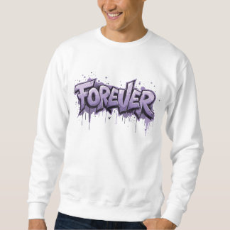 Graffiti Lavender Infinity "FOREVER" Sweatshirt