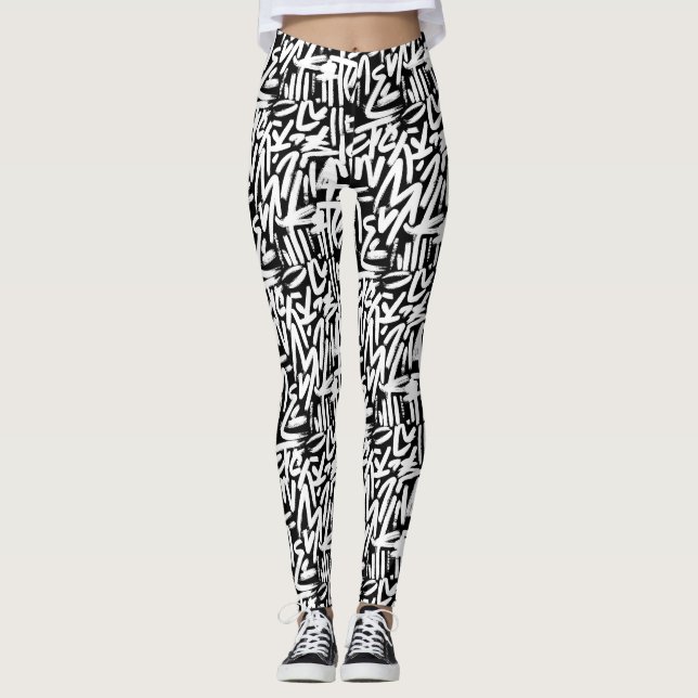 Graffiti Leggings (Front)