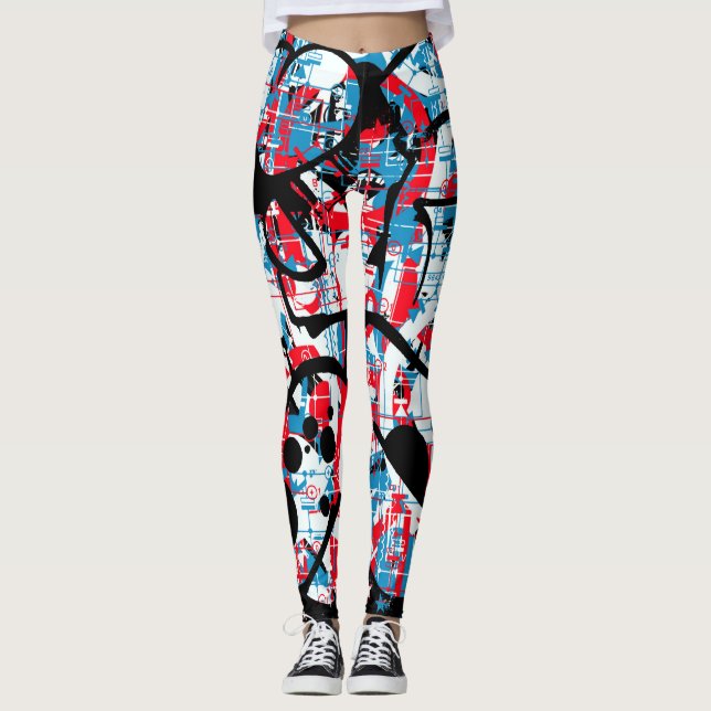 Graffiti Leggings (Front)