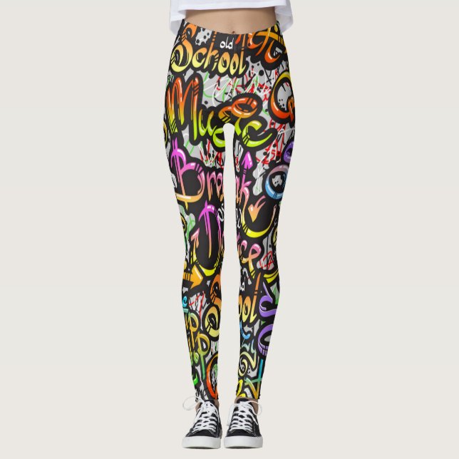 Graffiti Leggings (Front)