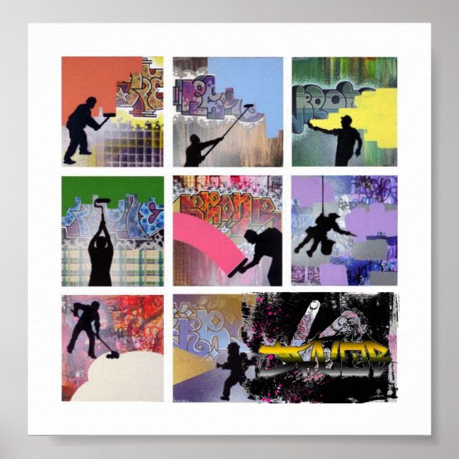 Graffiti line poster (Front)