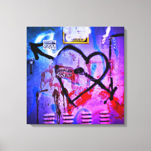 Graffiti Love Canvas Print