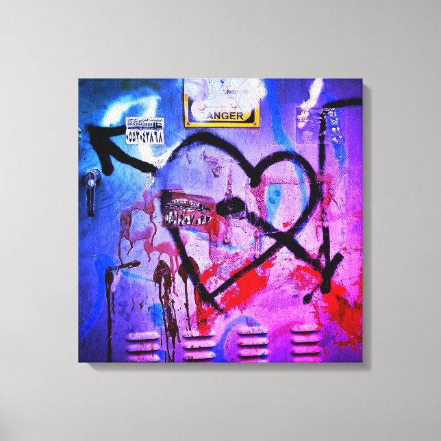 Graffiti Love   Canvas Print (Front)