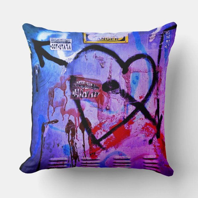 Graffiti Love  Cushion (Front)