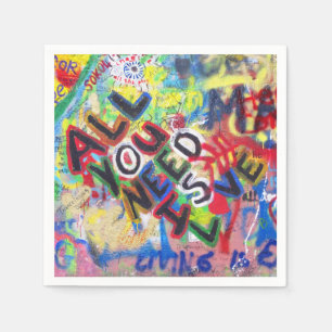 Graffiti Love Napkins