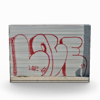 Graffiti Love, Peace, Koi photo block