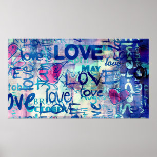 Graffiti Love Poster