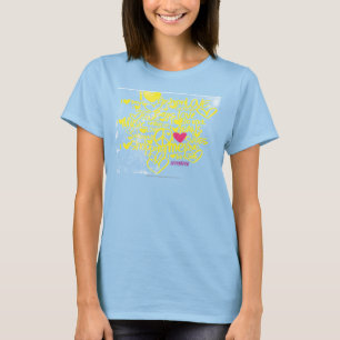 Graffiti Magenta-Yellow T-Shirt