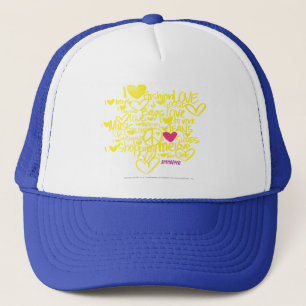 Graffiti Magenta/Yellow Trucker Hat