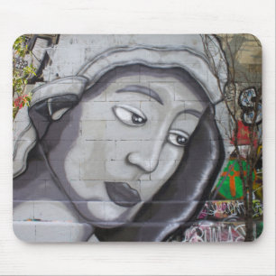 Graffiti Maria Mouse Mat