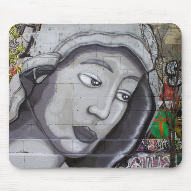 Graffiti Maria Mouse Mat (Front)
