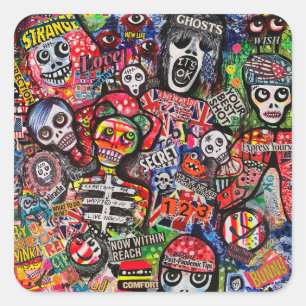 Graffiti Misfits Stickers by Ray Dust