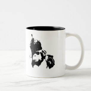 Graffiti Monkey King Two-Tone Coffee Mug