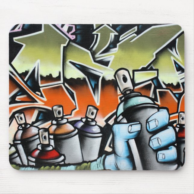 Graffiti Mouse Mat (Front)