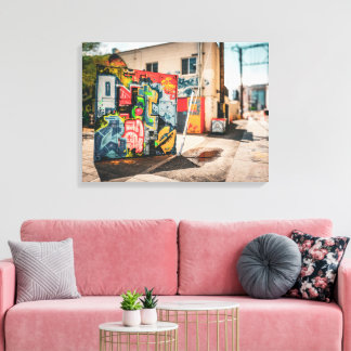 Graffiti Mural – Original Urban Street Photography Canvas Print