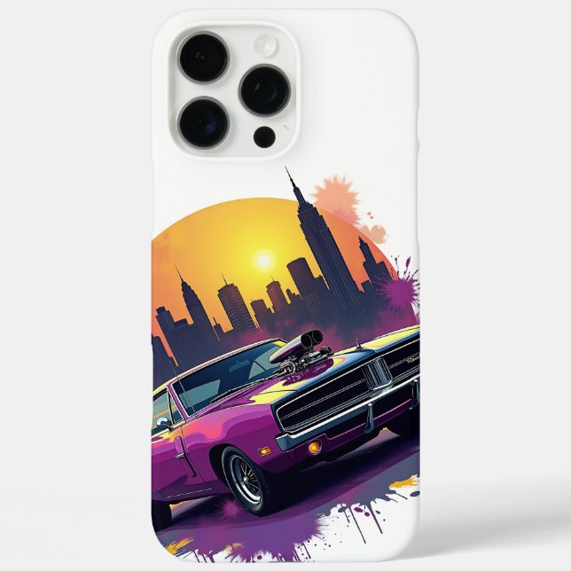Graffiti Muscle Car Phone Case (Back)