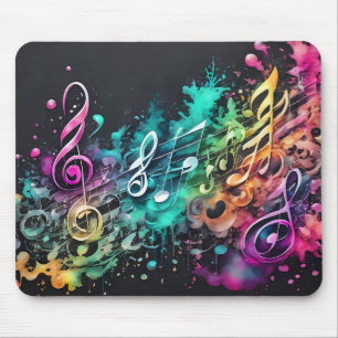 graffiti music mouse mat