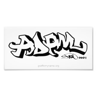 Graffiti My Name Print