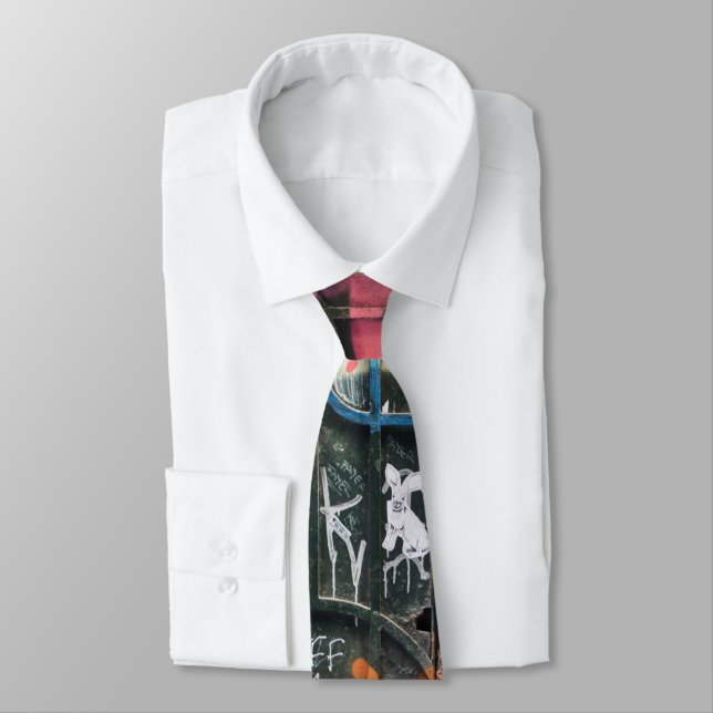Graffiti Necktie (Tied)