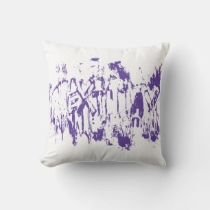 Graffiti Nextday Grunge Brush Abstract Typography Cushion