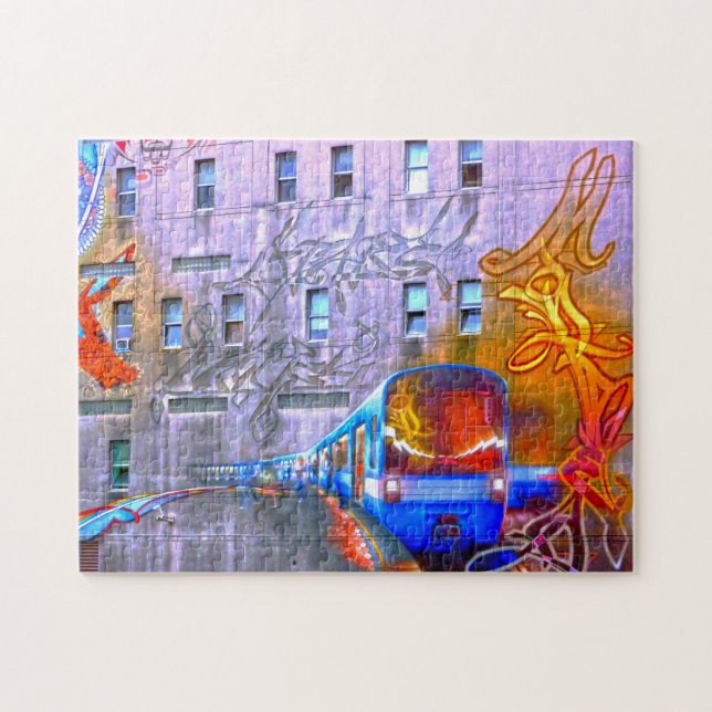 Graffiti of Montreal. Jigsaw Puzzle (Horizontal)