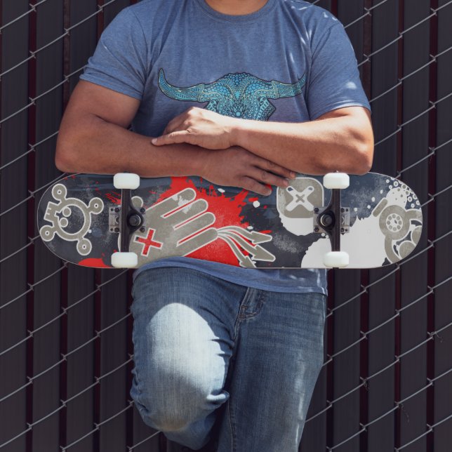 Graffiti on the Wall Skateboard (Outdoor 3)