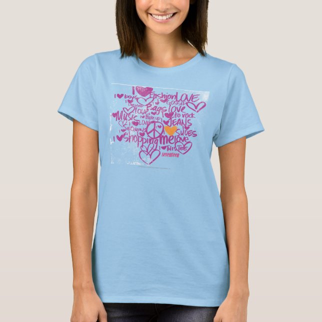 Graffiti Orange-Purple T-Shirt (Front)