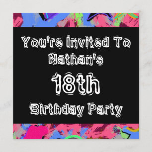 Graffiti ~ Party Invitation