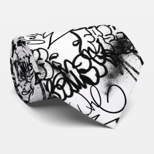 Graffiti Pattern  Tie