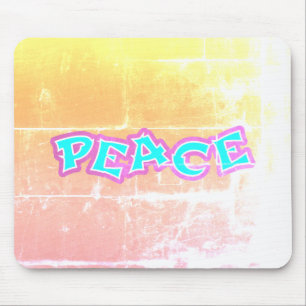 Graffiti Peace Mouse Mat