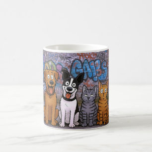 Graffiti Pets Smile Coffee Mug