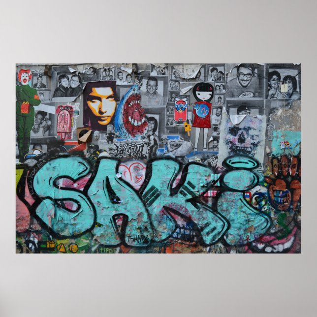 Graffiti photo poster (Front)