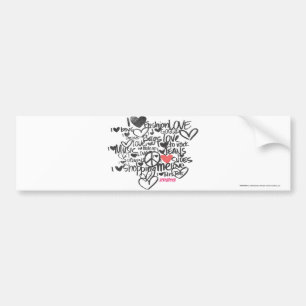 Graffiti Pink Bumper Sticker