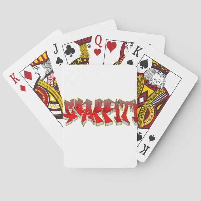 Graffiti Playing Cards (Back)